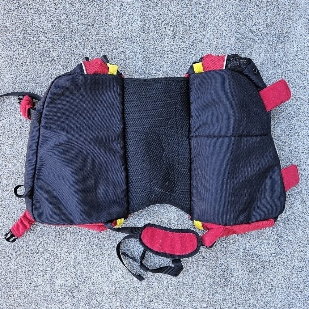 Mountainsmith Large Dog Pack SL3 Outdoor Hiking Red Backpack Adjustable Harness